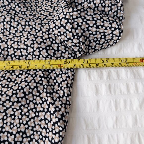 Boho Prairie Peasant Ruffle Blouse w/ Flutter Sleeves Max Studio Size M - Picture 13 of 13